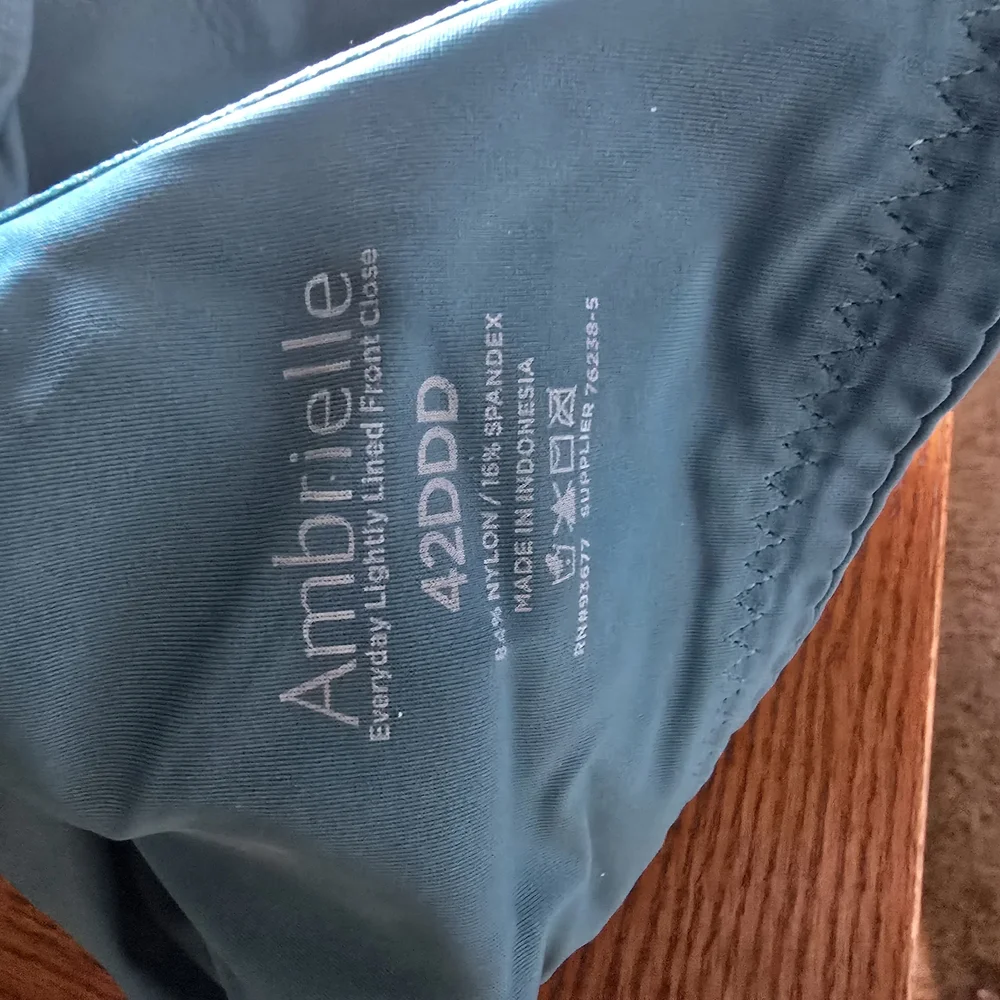 Ambrielle Teal Bra - Picture 3 of 3